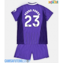 Camisa de time de futebol Tottenham Hotspur Pedro Porro #23 Replicas 3º Equipamento Infantil 2026-27 Manga Curta (+ Calças curtas)